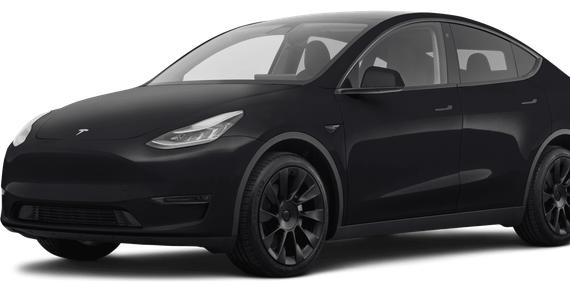 TESLA MODEL Y 2021 5YJYGDED6MF123245 image